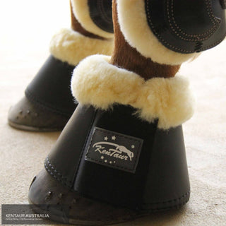 Kentaur Leather Bell Boots With Genuine Sheepskin