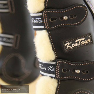 Kentaur ‘Roma’ Leather Front Boots with Sheepskin